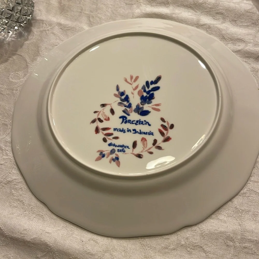 Anthropologie  Plate with Birds Design